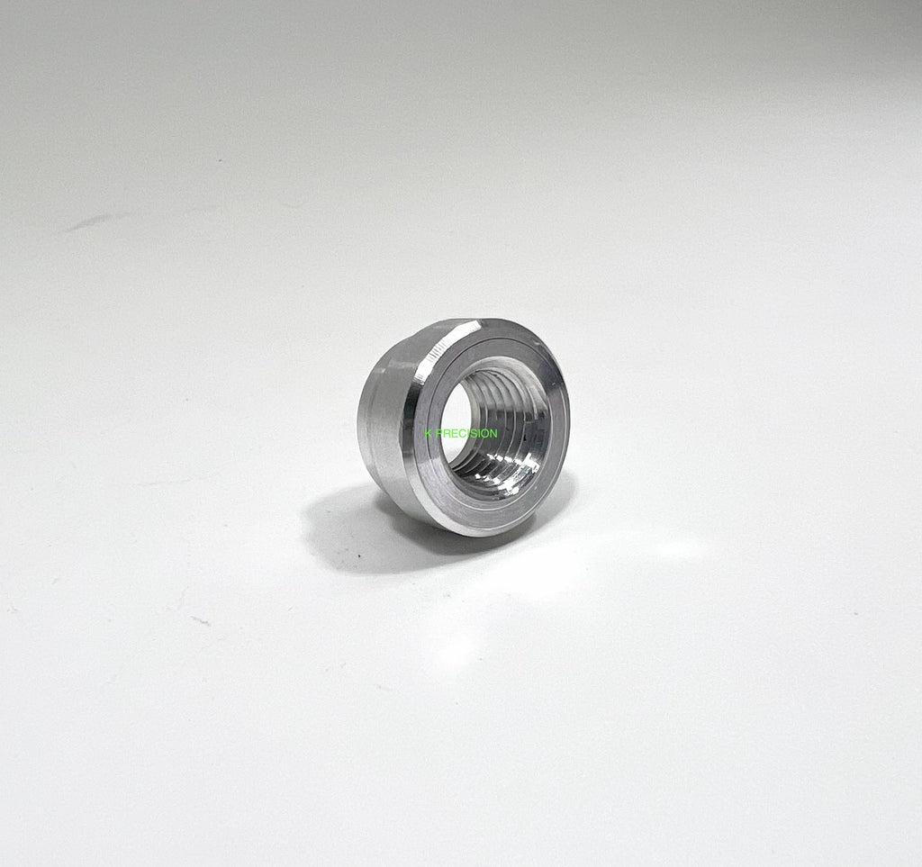 1/4 NPT Aluminum Weld Bung top view