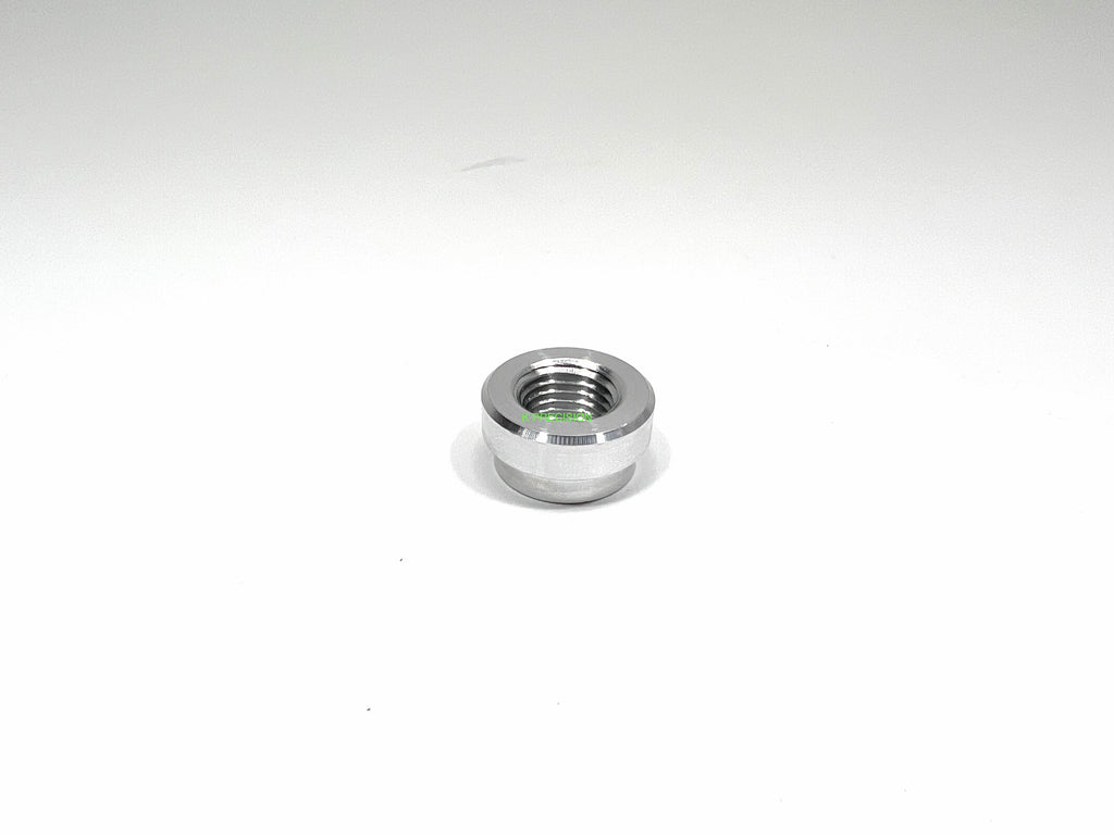 1/4 NPT Aluminum Weld Bung angled view